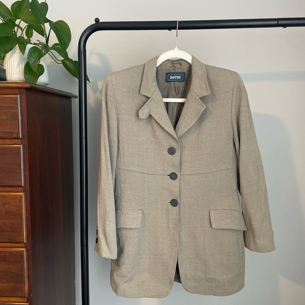 Women's Vintage Tan Blazer